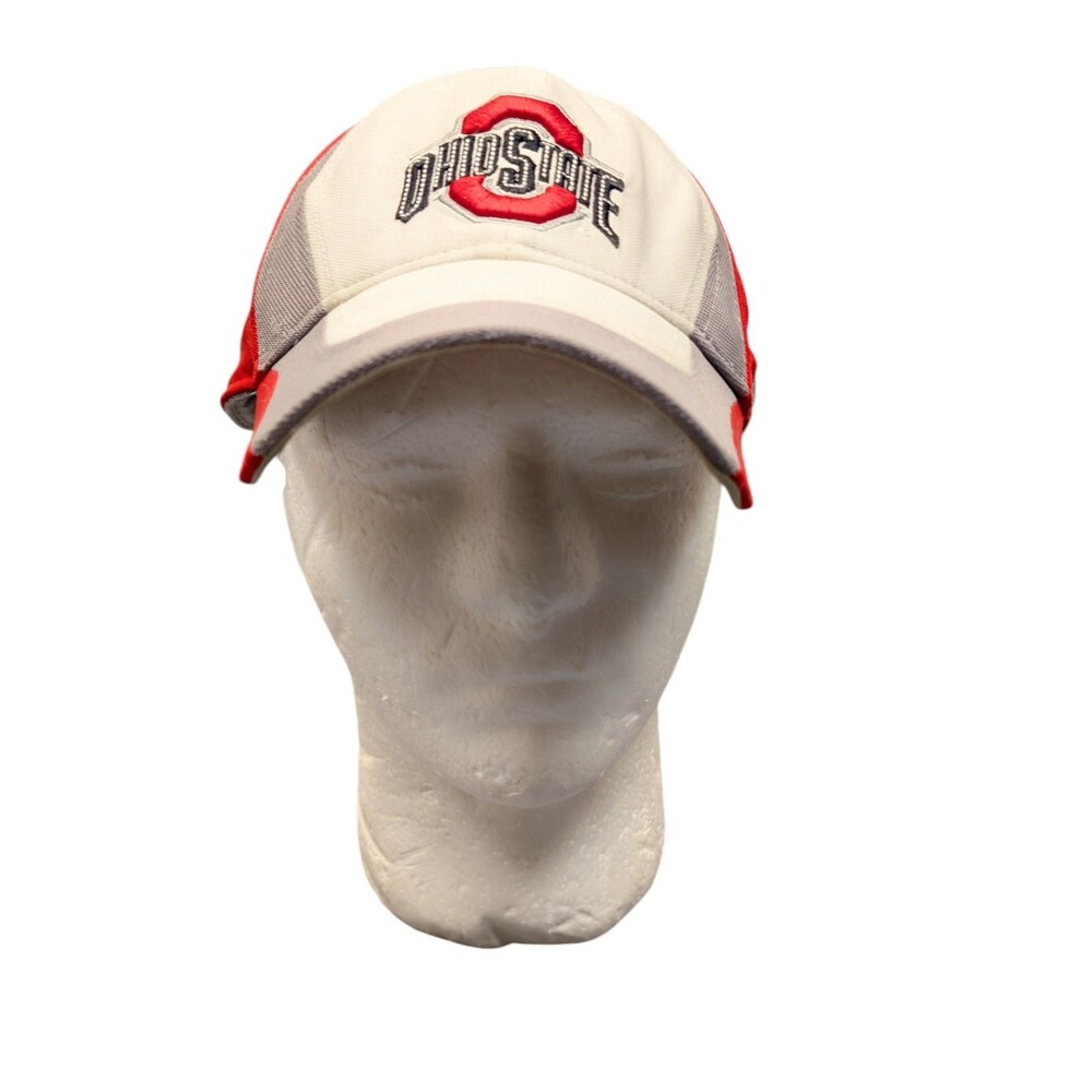 Nike Ohio State Buckeyes Hat Legacy 91 Dri-Fit Red White Grey OSU Cap OSFM